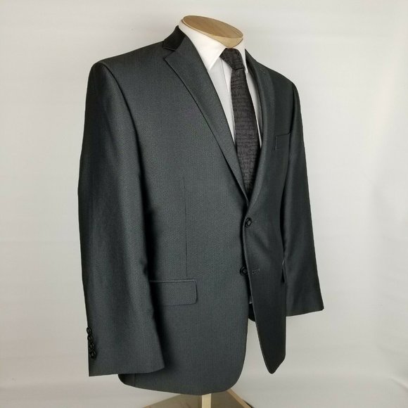 Calvin Klein Mens Sport Coat 42S Gray Blazer - Picture 4 of 12